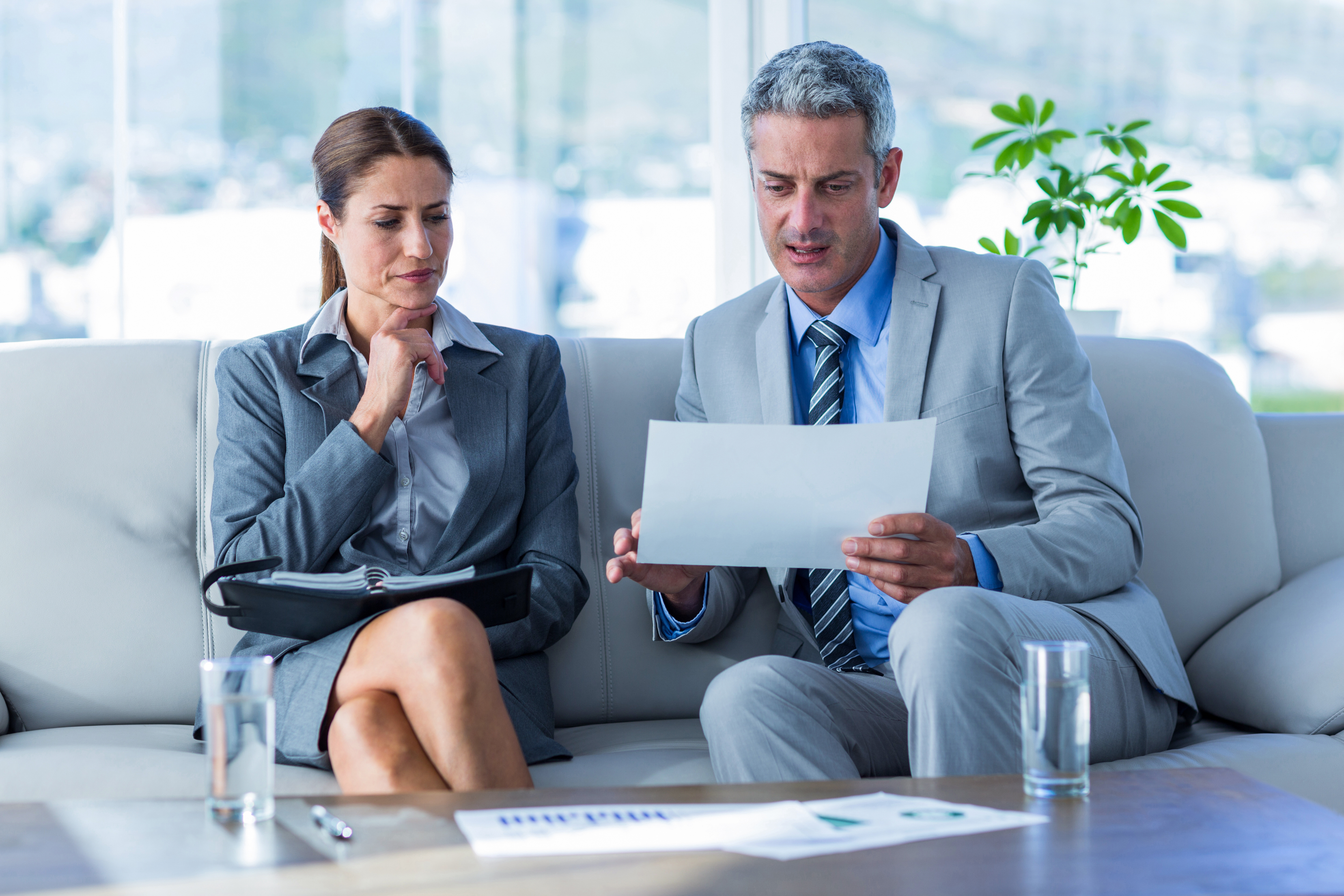 Business consultation meeting